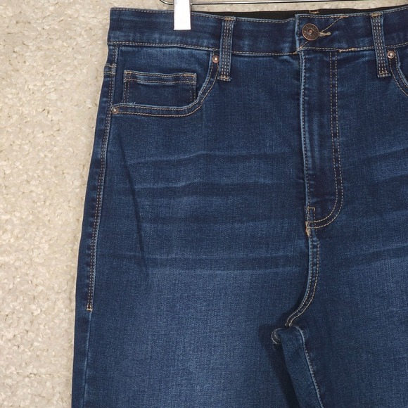 LuLaRoe Jeans Womens 30 Blue Straight Leg Stretch Comfort Magic Waist - Picture 2 of 13